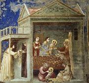 GIOTTO di Bondone, The Birth of the Virgin
